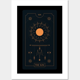 The Sun Tarot Card Posters and Art